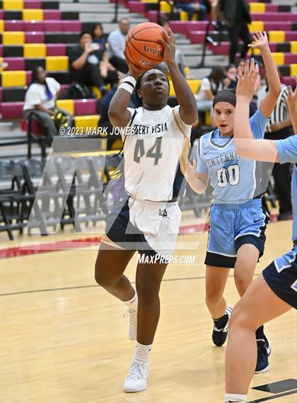 Thumbnail 3 in Desert Vista vs. Centennial (Hoophall West Invitational) photogallery.