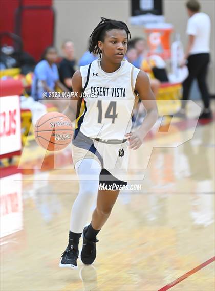 Thumbnail 1 in Desert Vista vs. Centennial (Hoophall West Invitational) photogallery.