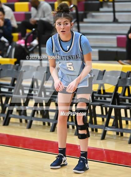 Thumbnail 3 in Desert Vista vs. Centennial (Hoophall West Invitational) photogallery.