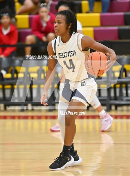 Thumbnail 2 in Desert Vista vs. Centennial (Hoophall West Invitational) photogallery.