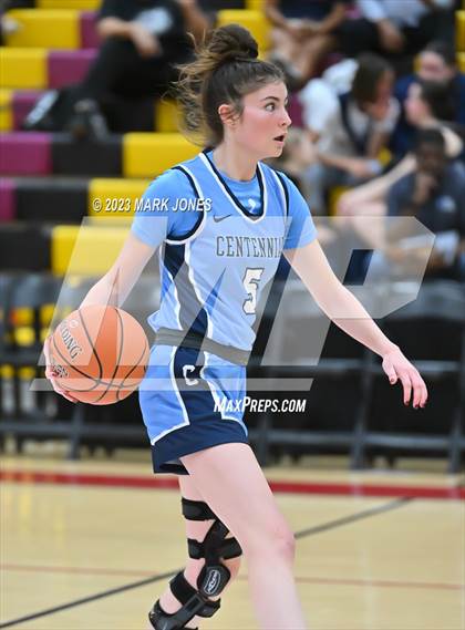 Thumbnail 2 in Desert Vista vs. Centennial (Hoophall West Invitational) photogallery.