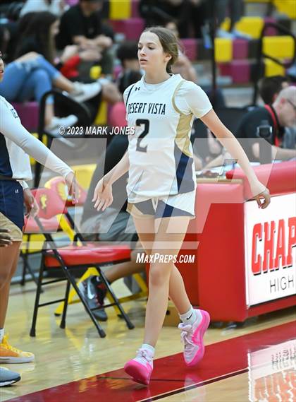 Thumbnail 3 in Desert Vista vs. Centennial (Hoophall West Invitational) photogallery.