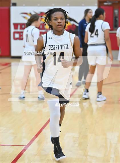 Thumbnail 3 in Desert Vista vs. Centennial (Hoophall West Invitational) photogallery.