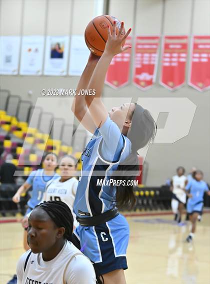 Thumbnail 3 in Desert Vista vs. Centennial (Hoophall West Invitational) photogallery.