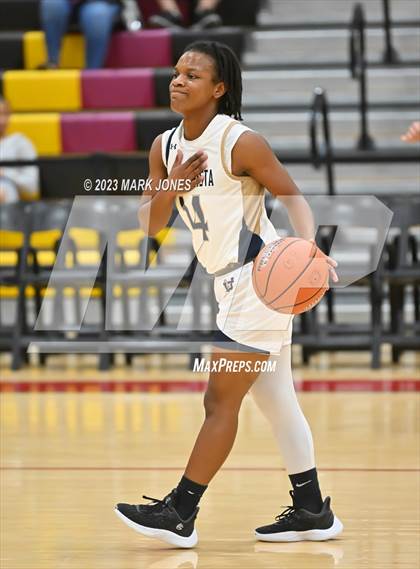 Thumbnail 3 in Desert Vista vs. Centennial (Hoophall West Invitational) photogallery.