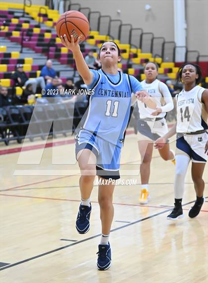 Thumbnail 1 in Desert Vista vs. Centennial (Hoophall West Invitational) photogallery.