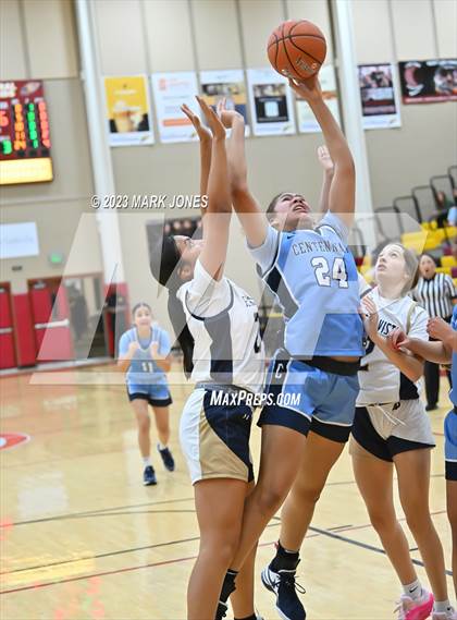 Thumbnail 3 in Desert Vista vs. Centennial (Hoophall West Invitational) photogallery.