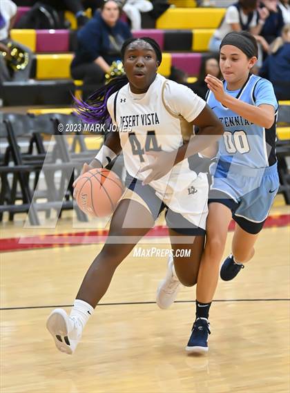 Thumbnail 2 in Desert Vista vs. Centennial (Hoophall West Invitational) photogallery.