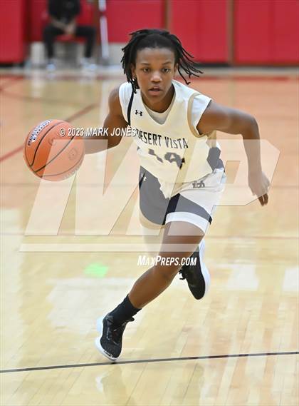 Thumbnail 1 in Desert Vista vs. Centennial (Hoophall West Invitational) photogallery.