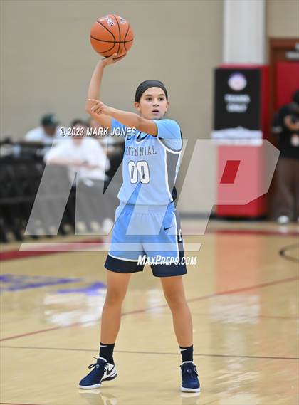 Thumbnail 3 in Desert Vista vs. Centennial (Hoophall West Invitational) photogallery.