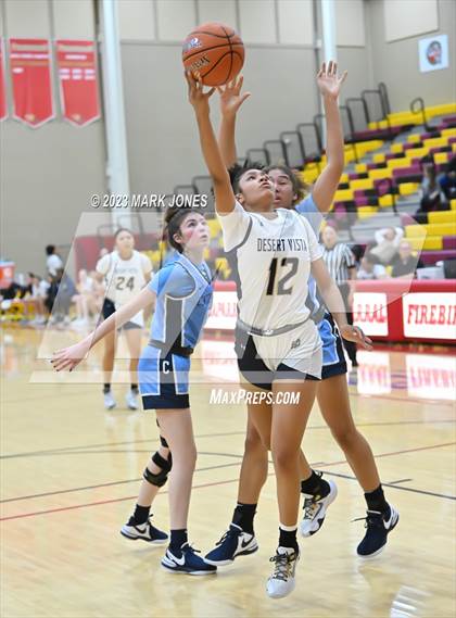 Thumbnail 1 in Desert Vista vs. Centennial (Hoophall West Invitational) photogallery.