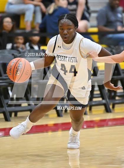 Thumbnail 3 in Desert Vista vs. Centennial (Hoophall West Invitational) photogallery.