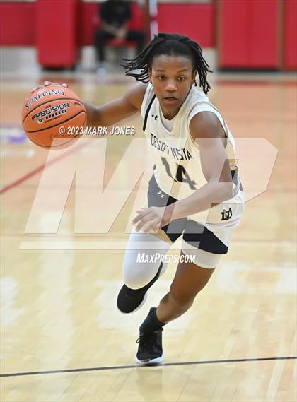 Thumbnail 2 in Desert Vista vs. Centennial (Hoophall West Invitational) photogallery.
