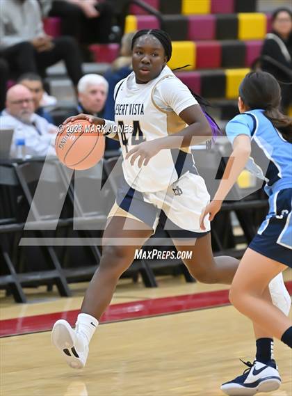 Thumbnail 2 in Desert Vista vs. Centennial (Hoophall West Invitational) photogallery.