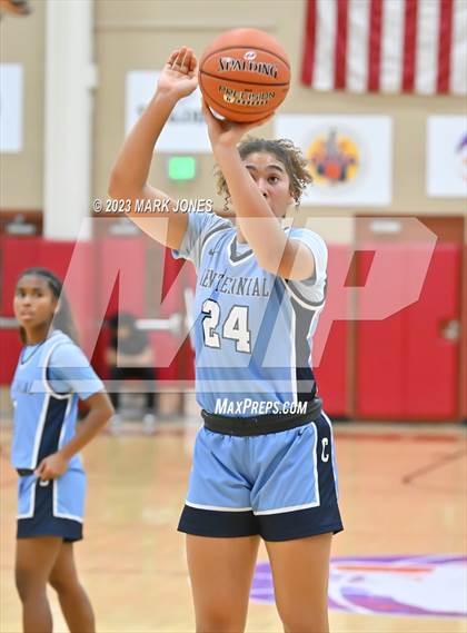 Thumbnail 1 in Desert Vista vs. Centennial (Hoophall West Invitational) photogallery.