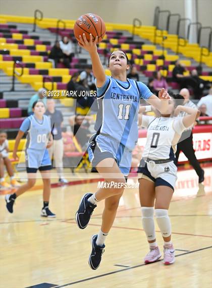 Thumbnail 2 in Desert Vista vs. Centennial (Hoophall West Invitational) photogallery.
