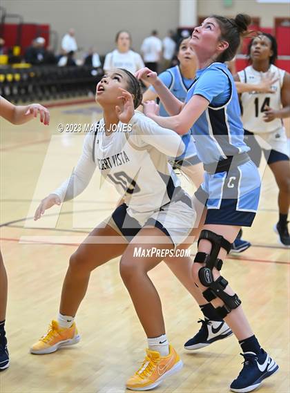 Thumbnail 3 in Desert Vista vs. Centennial (Hoophall West Invitational) photogallery.