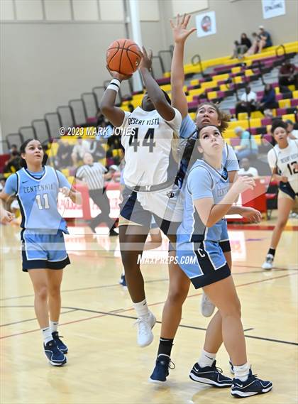 Thumbnail 3 in Desert Vista vs. Centennial (Hoophall West Invitational) photogallery.