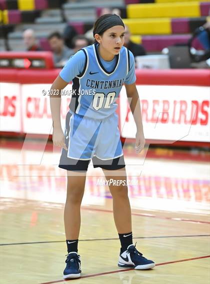Thumbnail 2 in Desert Vista vs. Centennial (Hoophall West Invitational) photogallery.
