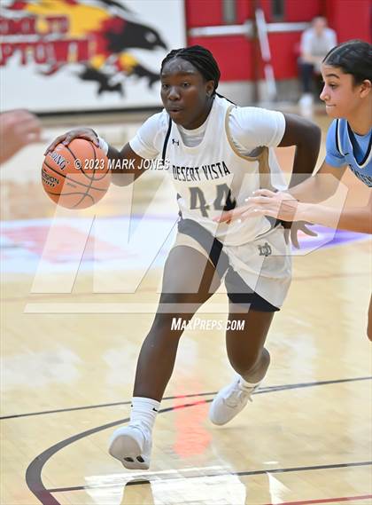 Thumbnail 1 in Desert Vista vs. Centennial (Hoophall West Invitational) photogallery.