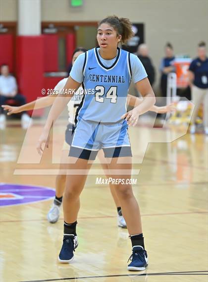 Thumbnail 3 in Desert Vista vs. Centennial (Hoophall West Invitational) photogallery.