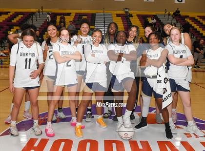 Thumbnail 2 in Desert Vista vs. Centennial (Hoophall West Invitational) photogallery.