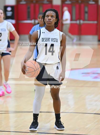 Thumbnail 3 in Desert Vista vs. Centennial (Hoophall West Invitational) photogallery.