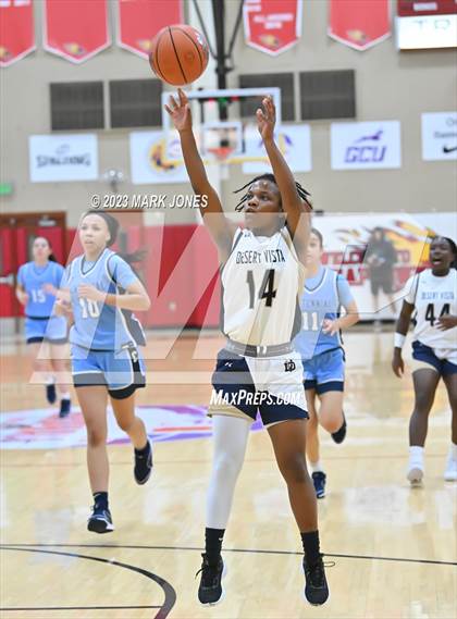 Thumbnail 3 in Desert Vista vs. Centennial (Hoophall West Invitational) photogallery.