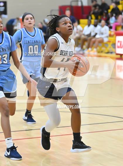 Thumbnail 1 in Desert Vista vs. Centennial (Hoophall West Invitational) photogallery.