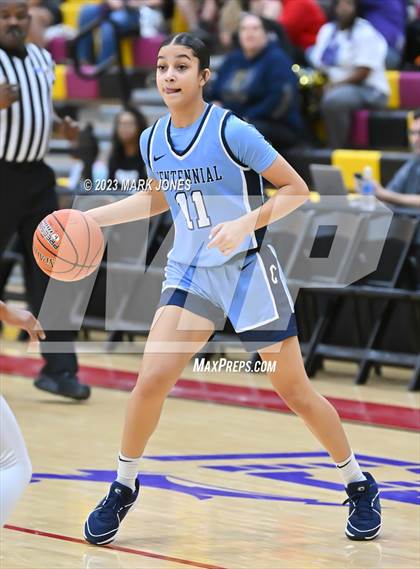 Thumbnail 3 in Desert Vista vs. Centennial (Hoophall West Invitational) photogallery.