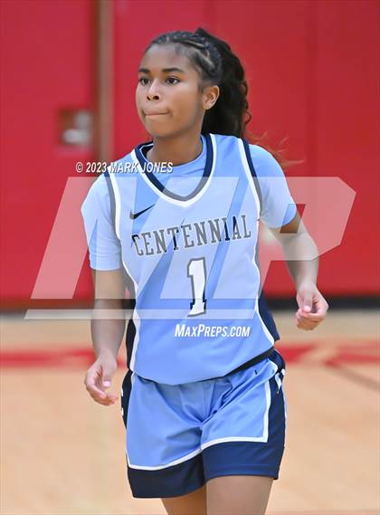 Thumbnail 1 in Desert Vista vs. Centennial (Hoophall West Invitational) photogallery.
