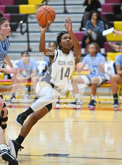 Thumbnail 2 in Desert Vista vs. Centennial (Hoophall West Invitational) photogallery.