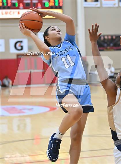 Thumbnail 1 in Desert Vista vs. Centennial (Hoophall West Invitational) photogallery.