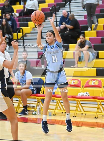 Thumbnail 1 in Desert Vista vs. Centennial (Hoophall West Invitational) photogallery.