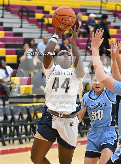 Thumbnail 1 in Desert Vista vs. Centennial (Hoophall West Invitational) photogallery.