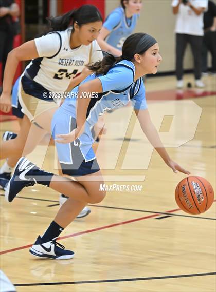 Thumbnail 2 in Desert Vista vs. Centennial (Hoophall West Invitational) photogallery.