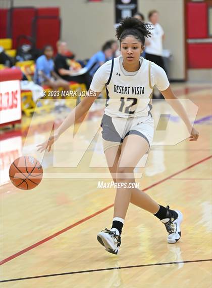 Thumbnail 1 in Desert Vista vs. Centennial (Hoophall West Invitational) photogallery.