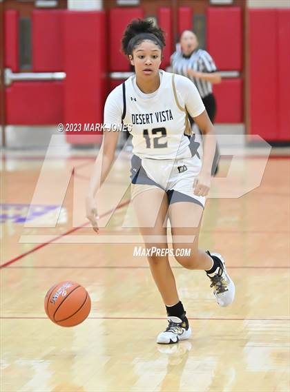 Thumbnail 2 in Desert Vista vs. Centennial (Hoophall West Invitational) photogallery.