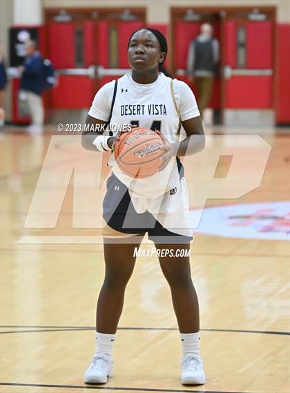 Thumbnail 2 in Desert Vista vs. Centennial (Hoophall West Invitational) photogallery.
