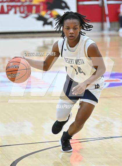 Thumbnail 2 in Desert Vista vs. Centennial (Hoophall West Invitational) photogallery.