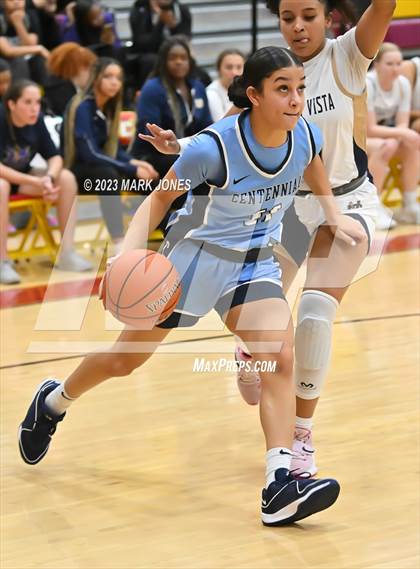 Thumbnail 3 in Desert Vista vs. Centennial (Hoophall West Invitational) photogallery.