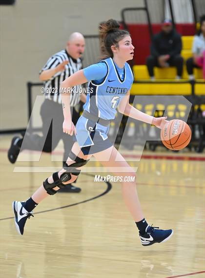 Thumbnail 3 in Desert Vista vs. Centennial (Hoophall West Invitational) photogallery.