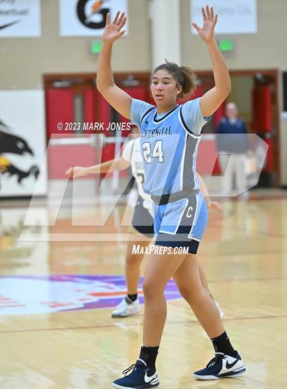 Thumbnail 1 in Desert Vista vs. Centennial (Hoophall West Invitational) photogallery.