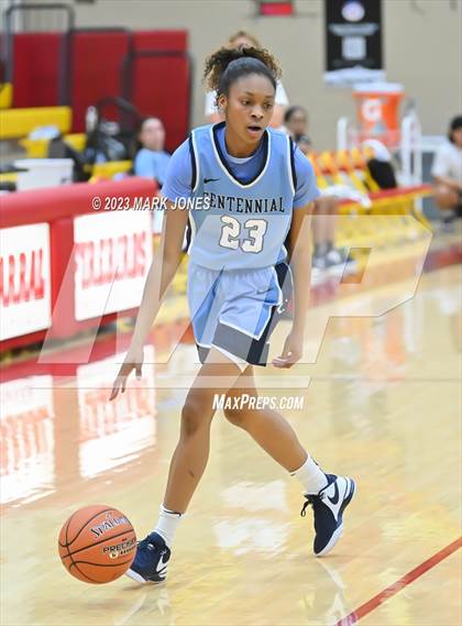 Thumbnail 2 in Desert Vista vs. Centennial (Hoophall West Invitational) photogallery.