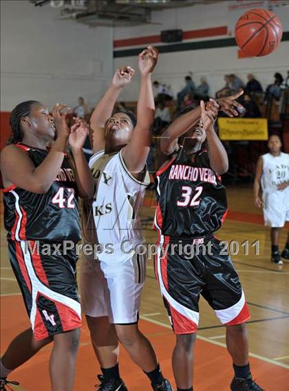 Thumbnail 1 in Rancho Verde vs. Arroyo Valley (Lady Bears Holiday Classic) photogallery.