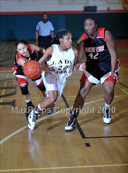 Thumbnail 1 in Rancho Verde vs. Arroyo Valley (Lady Bears Holiday Classic) photogallery.