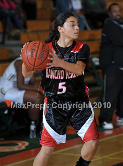 Thumbnail 3 in Rancho Verde vs. Arroyo Valley (Lady Bears Holiday Classic) photogallery.