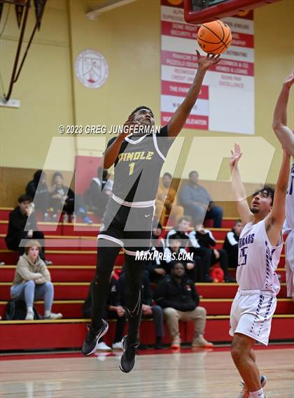 Thumbnail 3 in Pinole Valley vs. Petaluma (Rose City Tournament @Cardinal Newman) photogallery.