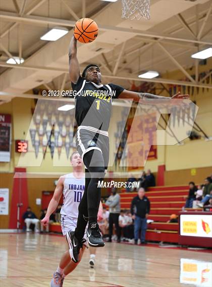 Thumbnail 3 in Pinole Valley vs. Petaluma (Rose City Tournament @Cardinal Newman) photogallery.