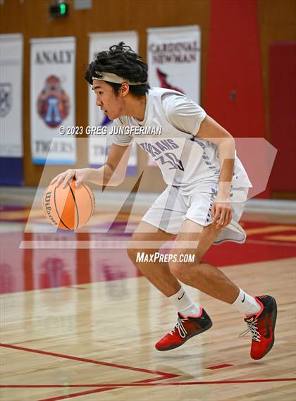 Thumbnail 2 in Pinole Valley vs. Petaluma (Rose City Tournament @Cardinal Newman) photogallery.